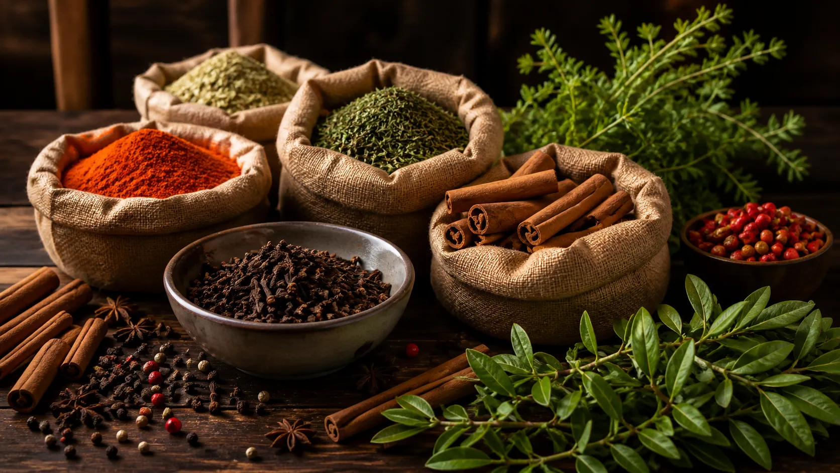 ادویه و گیاهان معطر ماهک