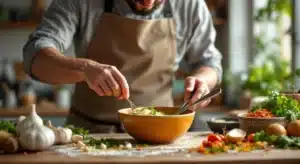 مراحل تهیه سس فلافل خانگی خوشمزه